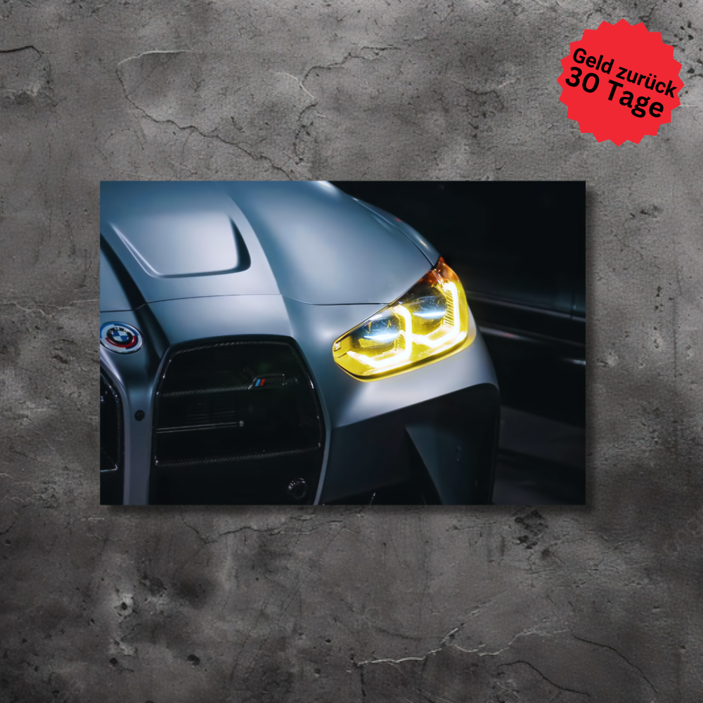 NightLane LED Neon Autoposter – Detailansicht
