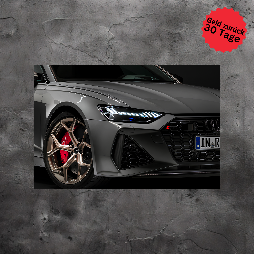 NightLane LED Neon Autoposter – Detailansicht